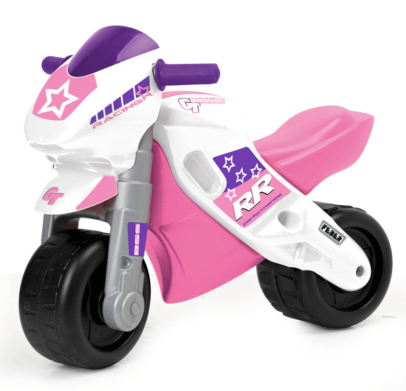 Feber - Motofeber 2 Racing løbecykel m.hjelm, Pink