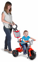 Feber - Evo Trike Plus 3-i-1 funktion, 3 hjulet cykel, rød