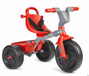 Feber - Evo Trike Plus 3-i-1 funktion, 3 hjulet cykel, rød