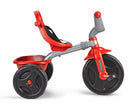 Feber - Evo Trike Plus 3-i-1 funktion, 3 hjulet cykel, rød