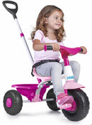 Feber - Baby Trike 2 i 1, 3 hjulet cykel, Pink