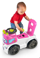 Feber - F2F Blocks gåvogn - Ambulance, hvid/pink