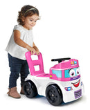 Feber - F2F Blocks gåvogn - Ambulance, hvid/pink