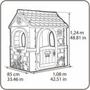 Feber - Pink Fantasy House legehus, 124x108x85cm