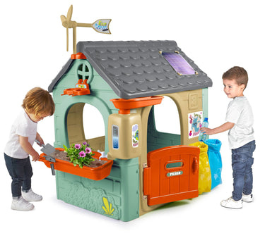 Feber - Recycled Eco House legehus, 150x94x128cm