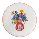 Bloomingville - Dorothy Kagefad, Multifarvet, Stentøj - Ø28 × H9 cm