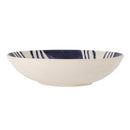 Bloomingville - Shama Skål, Blå, Stentøj - Ø33,5 × H8 cm