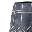 Bloomingville - Mahi Deko Vase, Sort, Keramik - Ø16 × H25 cm