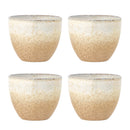 Bloomingville - Paula Kop, Multipak, Natur, Stentøj - Ø7 × H8 cm, sæt med 4