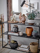 Bloomingville - Noria Fad, Brun, Stentøj - Ø32 × H2 cm