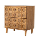 Bloomingville - Vester Kommode, Brun, MDF - L56 × H61 × B35 cm
