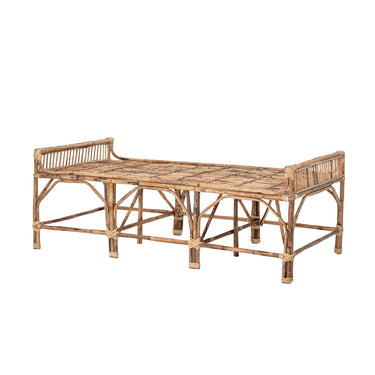 Bloomingville - Pammi Bænk, Natur, Sukkerør - L75 × H57 × B150 cm