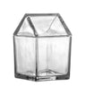 Bloomingville - Elius Krukke m/låg, Klar, Genanvendt Glas - L12 × H19 × B12 cm