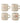 Bloomingville - Christy Kop, Multipak, Natur, Stentøj - Ø7 × H6 cm, sæt med 4