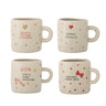Bloomingville - Christy Kop, Multipak, Natur, Stentøj - Ø7 × H6 cm, sæt med 4