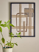 Bloomingville - Bie Vægdekoration, Brun, Bomuld - L50 × H70 × B2 cm