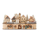 Bloomingville - Norwich Deko m/lys, Natur, Krydsfiner - L45 × H12,5 × B21 cm