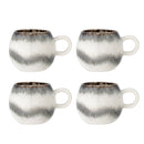 Bloomingville - Paula Kop, Multipak, Grå, Stentøj - Ø9 × H8 cm, sæt med 4