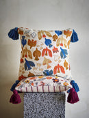 Bloomingville - Anniversary Pude, Multifarvet, Bomuld - L45 × B45 cm