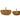 Bloomingville - Vibber Kurv, Natur, Rattan - L40 × B26 × H29/L50 × B32 × H37 cm, sæt med 2