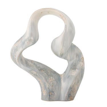 Bloomingville - Rouyi Deko, Grå, Stentøj - L28 × H34,5 × B12 cm