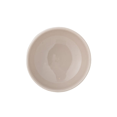 Bloomingville - Snowie Skål, Natur, Stentøj - Ø13 × H7 cm, sæt med 4