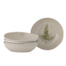 Bloomingville - Bea Tallerken Dyb, Multipak, Natur, Stentøj - Ø21 × H6 cm, sæt med 4