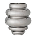 Bloomingville - Zorya Vase, Sølv, Glas - Ø21 × H24 cm