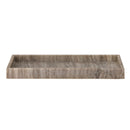 Bloomingville - Majsa Fad, Brun, Marmor - L38 × H3 × B18 cm