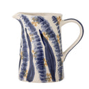 Bloomingville - Anuuk Vase, Blå, Stentøj - Ø14,5xL22 × H21 cm