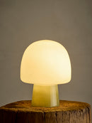 Bloomingville - Paddy Bordlampe, Grøn, Glas - Ø20 × H26,5 cm