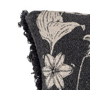 Bloomingville - Mali Pude, Sort, Genanvendt Bomuld - L50 × B50 cm