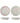 Bloomingville - Patrizia Tallerken Dyb, Multifarvet, Stentøj - Ø25 × H4 cm, sæt med 2