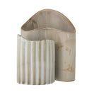 Bloomingville - Henaj Vase, Brun, Stentøj - L13 × H16 × B8,5/L18,5 × H23,5 × B13 cm, sæt med 2