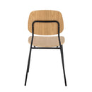 Bloomingville - Monza Spisebordsstol, Natur, Krydsfiner - L45 × H83 × B52 cm