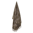 Bloomingville - Ginger Plaid, Grøn, Uld - L150 × B125 cm