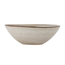 Bloomingville - Sandrine Skål, Natur, Stentøj - Ø26,5 × H9,5 cm