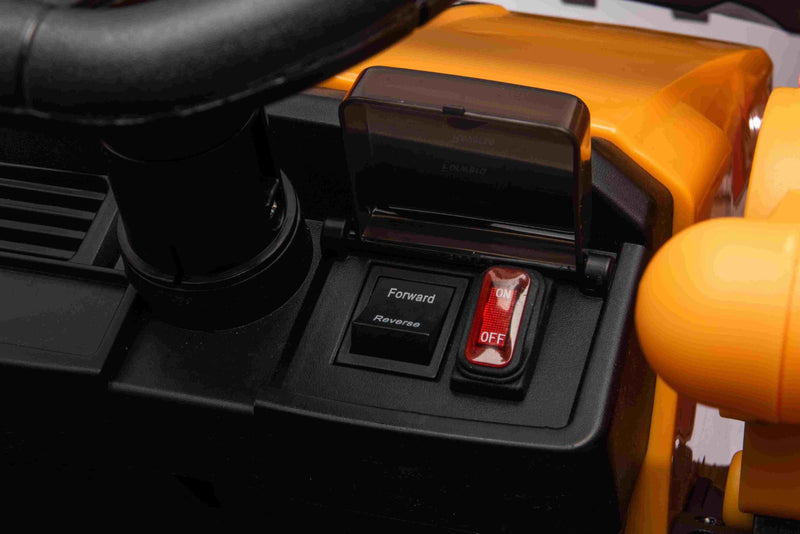 JCB - El Traktor til børn med frontskovl & gravekran – 12V Lithium-Ion og fjernbetjening
