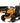 JCB - El Traktor til børn med frontskovl & gravekran – 12V Lithium-Ion og fjernbetjening,2x45w motor