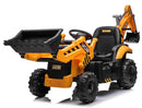 JCB - El Traktor til børn med frontskovl & gravekran – 12V Lithium-Ion og fjernbetjening