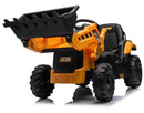 JCB - El Traktor, med frontskovl – 12V Lithium-Ion, fjernbetjening & horn