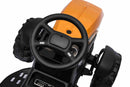 JCB El-Traktor til Børn med Anhænger, 10,8V Lithium, Fjernstyring og Lædersæde