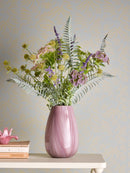 Bloomingville - Ennis Vase, Rosa, Glas - Ø14,5 × H22,5 cm