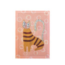 Bloomingville - Missy Illustration med ramme, Multifarvet, Fyrretræ - L40 × H56 × B2 cm