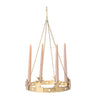 Bloomingville - Elmir Adventsstage, Guld, Jern - Ø30 × H55 cm