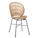 Bloomingville - Fiore Spisebordsstol, Natur, Rattan - L45 × H84 × B55 cm