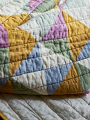 Bloomingville - Crewe Quilt, Multifarvet, Bomuld OEKO-TEX® - L150 × B125 cm