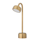 Bloomingville - Nico bærbar lampe, Genopladelig, Messing, Jern - L16,5 × H35,5 × B8,5 cm