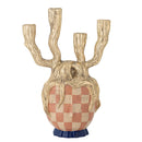 Bloomingville - Medusa Lysestage, Guld, Polyresin - L22 × H32 × B15 cm
