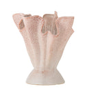 Bloomingville - Plier Vase, Rosa, Stentøj - L23 × H29 × B30 cm